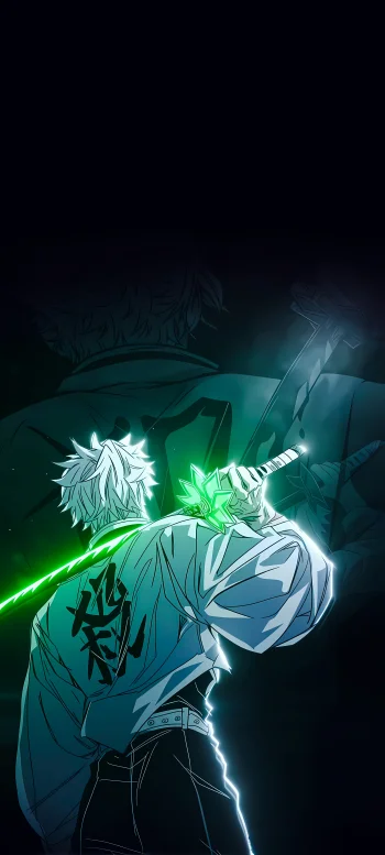 Sanemi Shinazugawa Anime 4K Wallpaper Wind Breathing HD Mobile Background