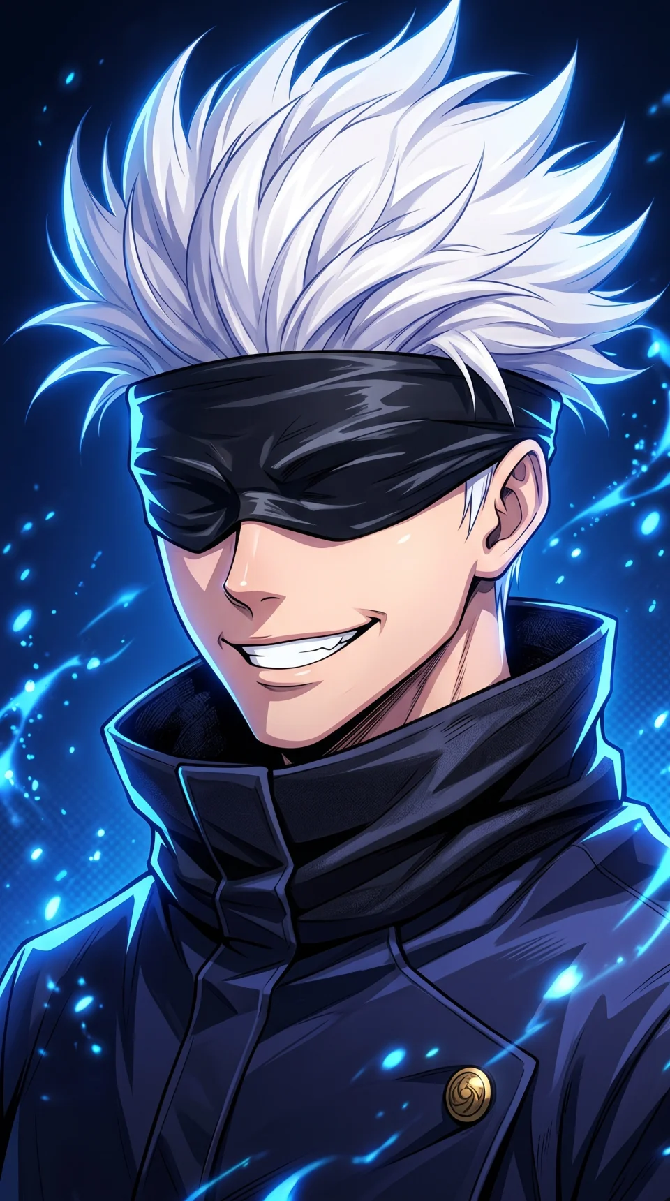 Saturu Gojo Poster Wallpaper - Anime wallpaper - 4K