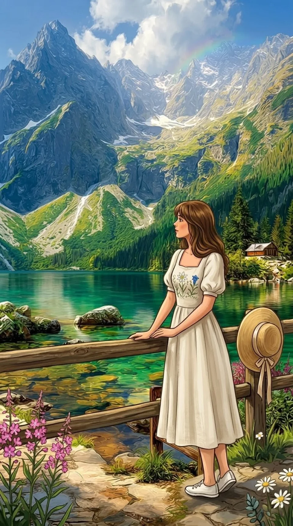 Serene 4K Animated Phone Wallpaper - Girls wallpaper - 4K