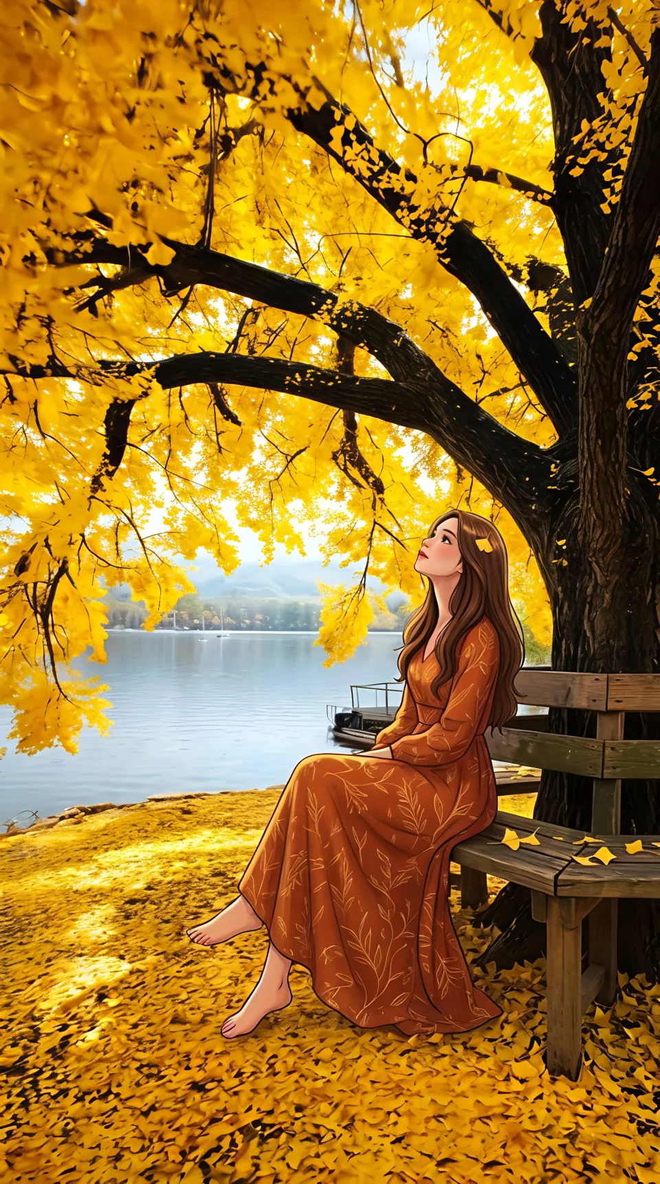 Serene Peacful Environmental Arts 4K Phone Wallpaper - Girls wallpaper - 4K