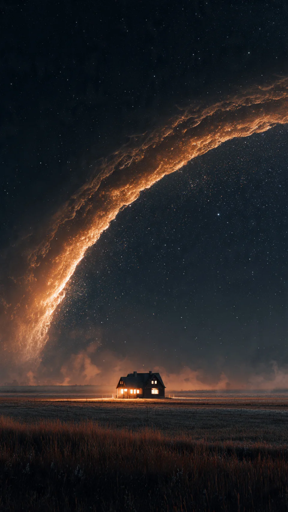 Sky And House 4K Wallpaper For Mobile Free Download - Artist wallpaper - 4K