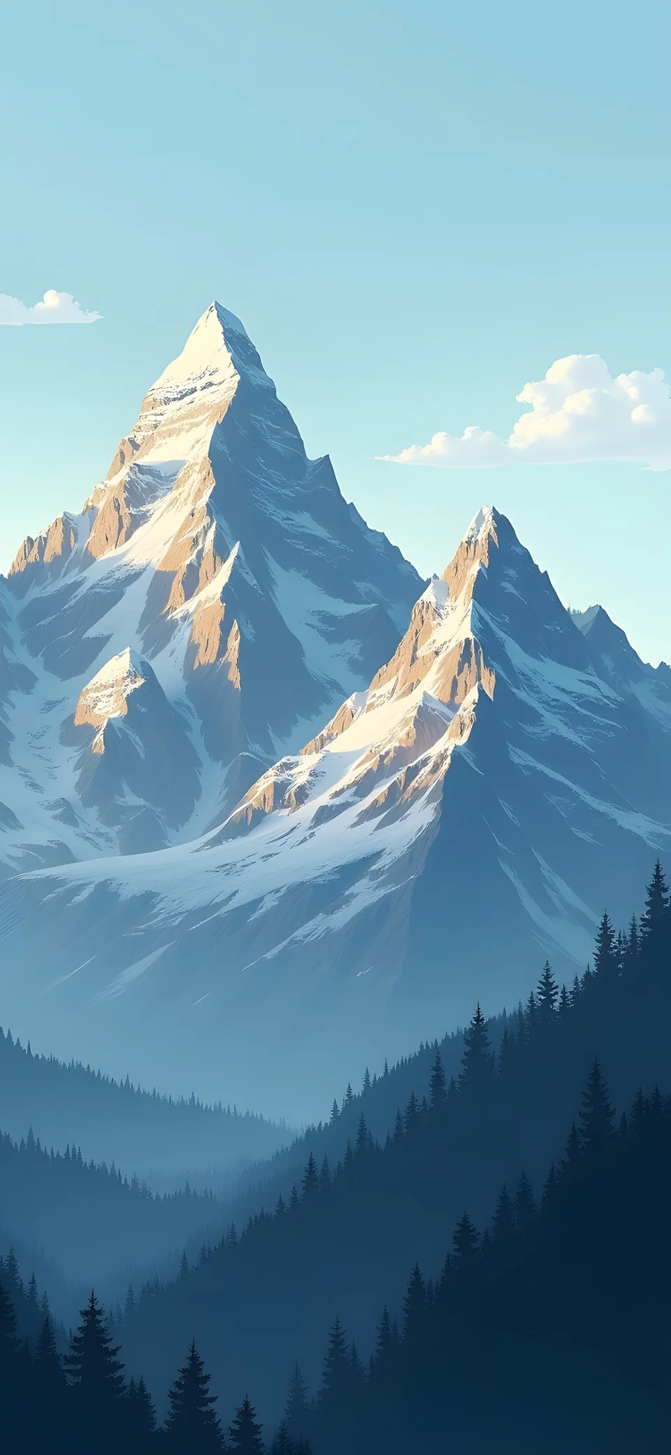 Snow Mountain 4K Wallpaper For Mobile - Nature wallpaper - 4K