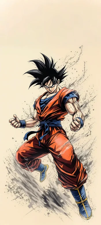 Son Goku Dragon Ball Anime 4K Wallpaper