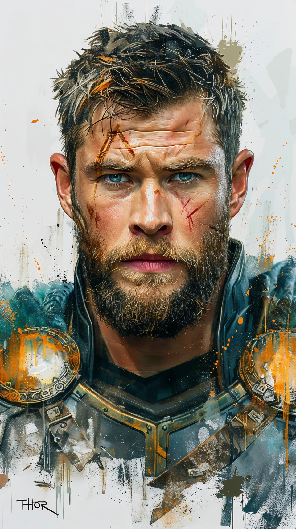 Storm-born Warrior Thor 4K Phone Wallpaper - Superheroes wallpaper - 4K