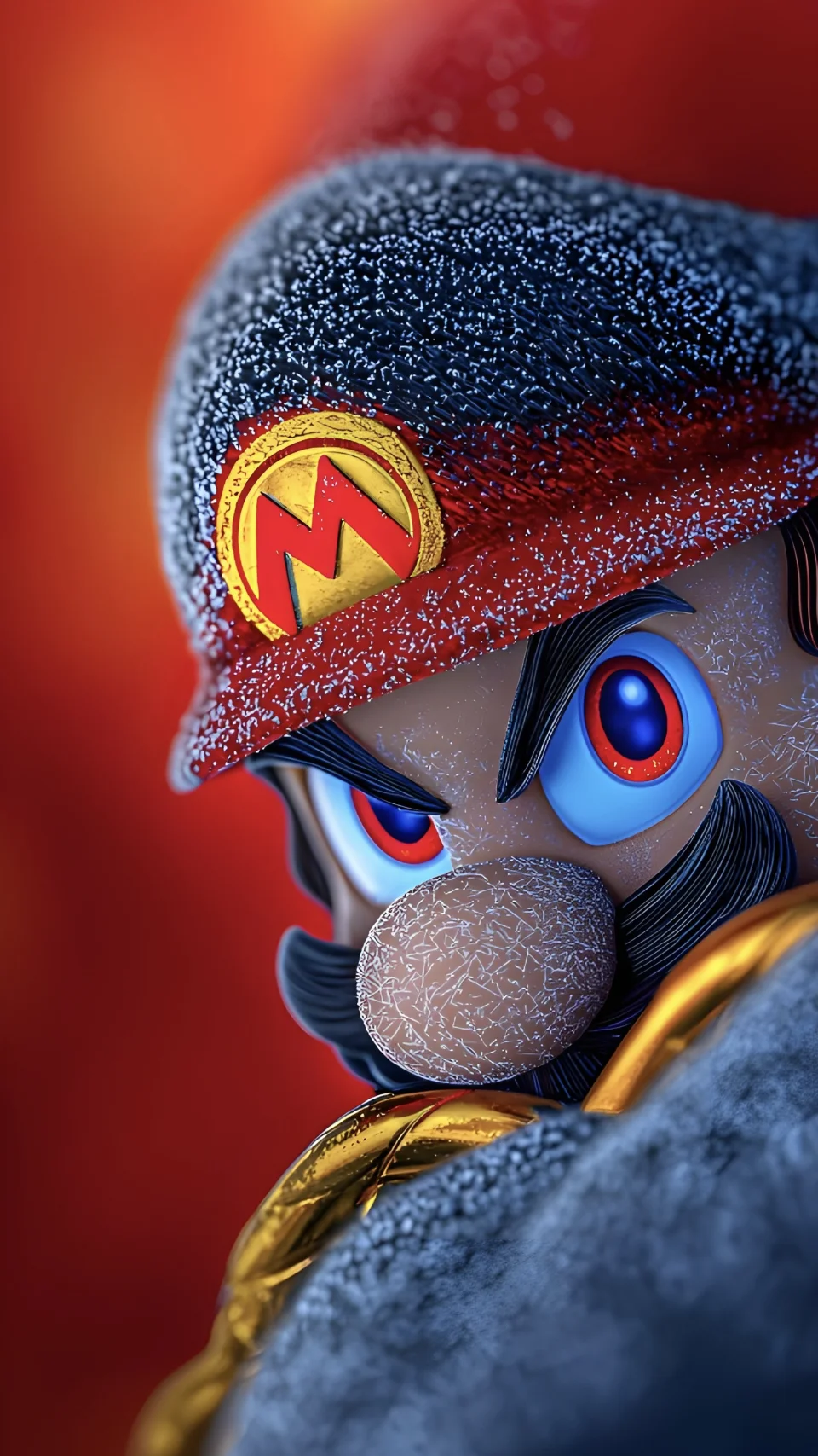 Super Mario Frosted Portrait 4K Wallpapersuper Mario Frosted... - Cartoons wallpaper - 4K