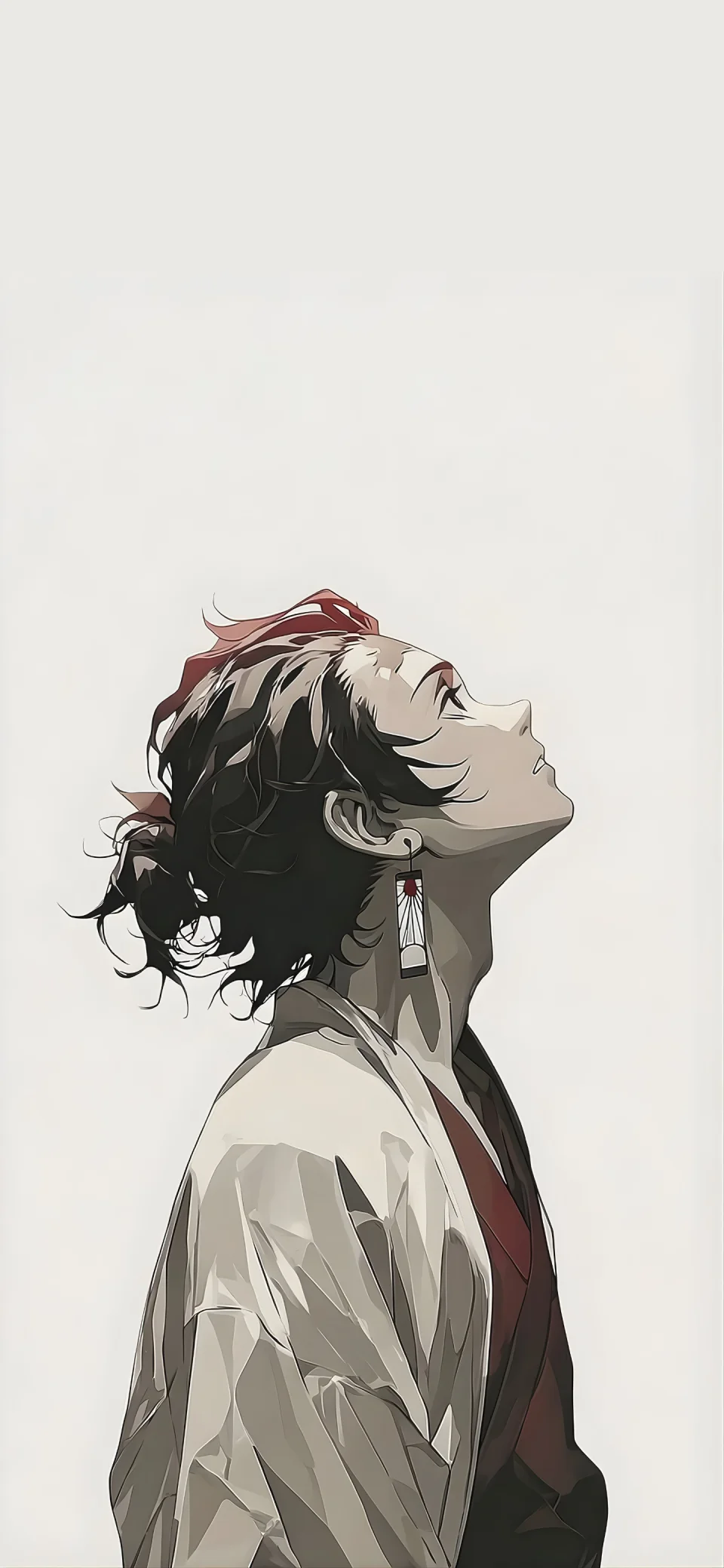 Tanjiro Aesthetic Wallpaper 4K Minimal Anime Art - Anime wallpaper - 4K