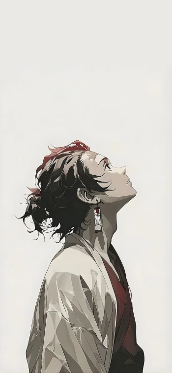 Tanjiro Aesthetic Wallpaper 4K – Minimal Anime Art