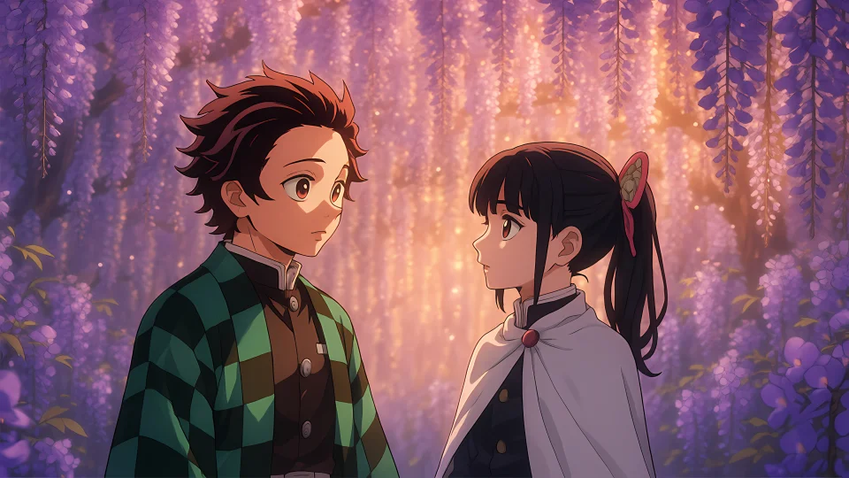 Tanjiro Kamado And Kanao Tsuyuri Wallpaper 4K - Anime wallpaper - 4K