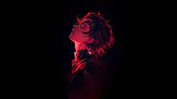 Tanjiro Kamado Red aesthetic Wallpaper 4k