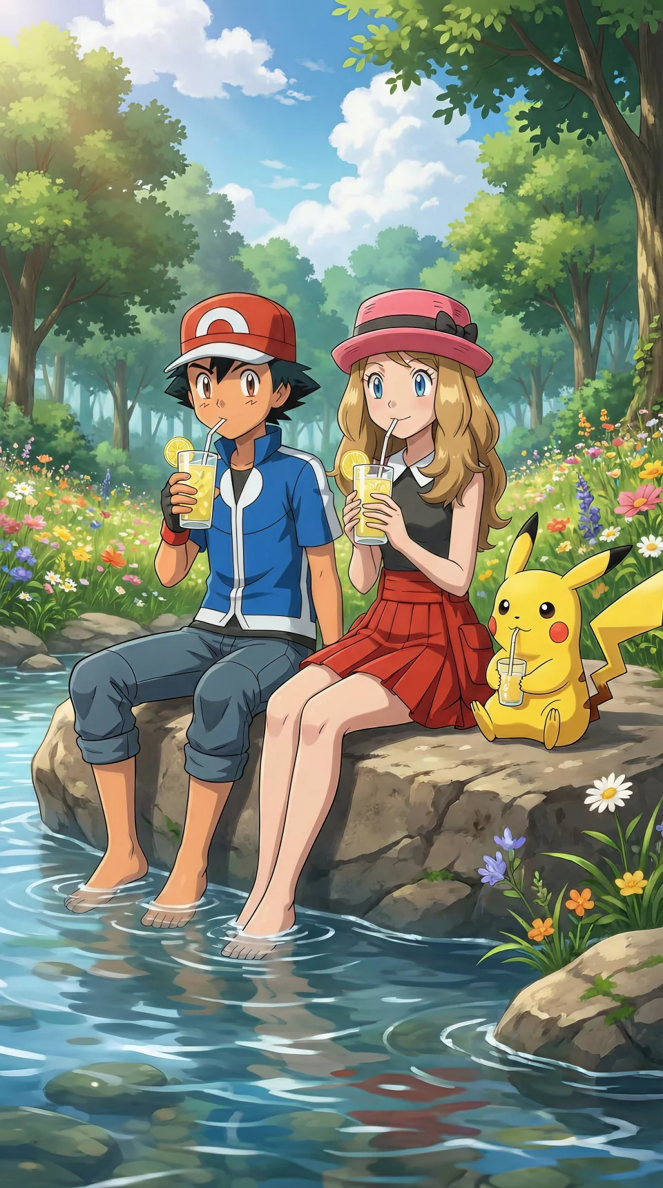 Togetherness Anime 4K Phone Wallpaper - Anime wallpaper - 4K