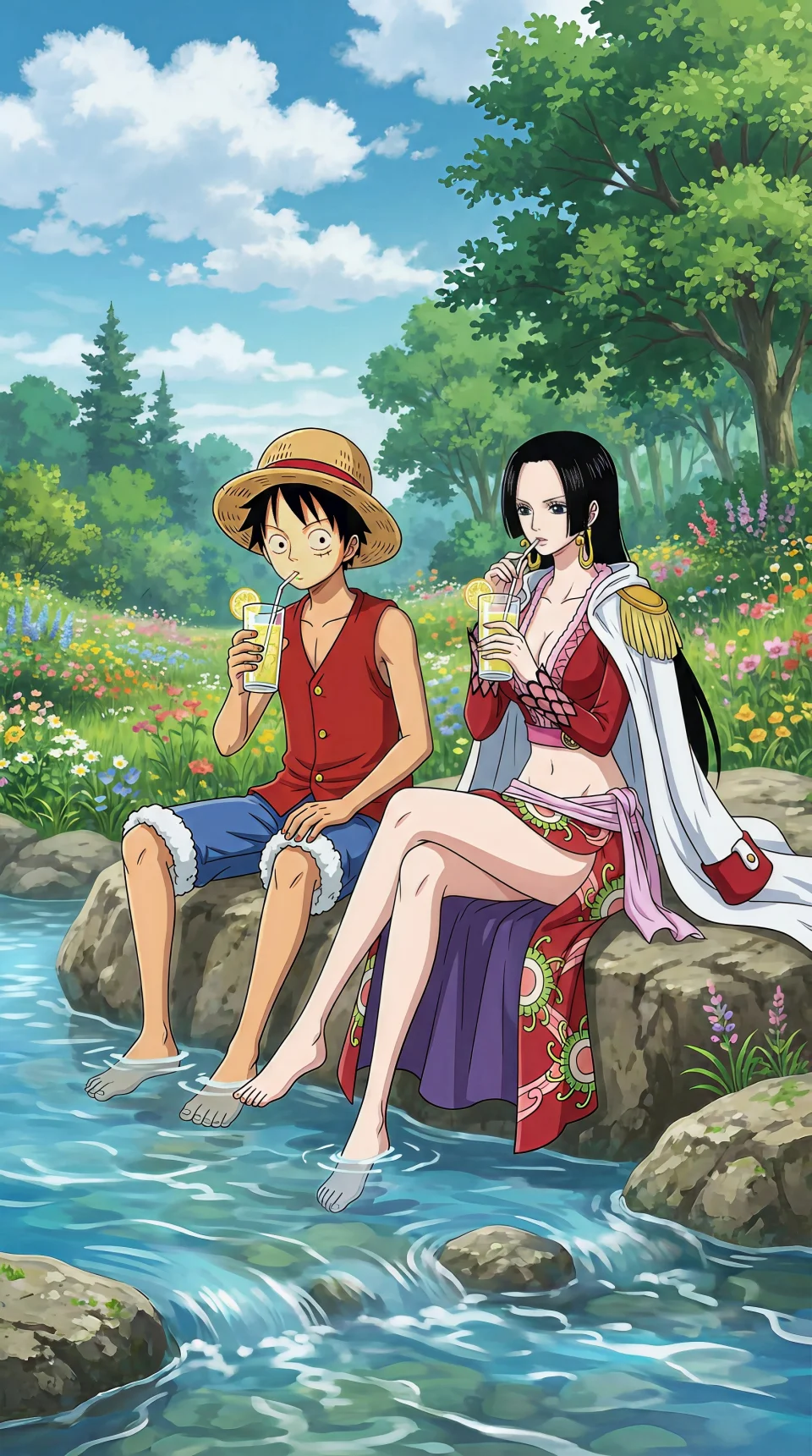 Togetherness Anime 4K Phone Wallpaper - Anime wallpaper - 4K