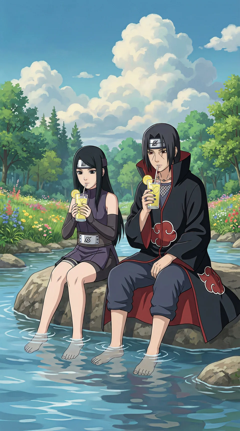 Togetherness Anime 4K Phone Wallpaper - Anime wallpaper - 4K