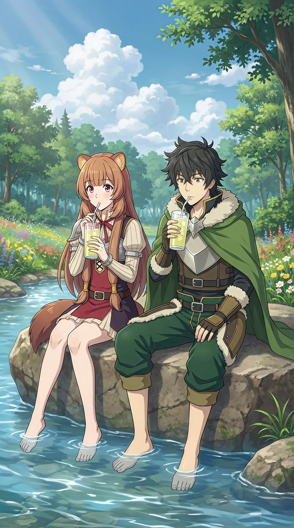 Togetherness Anime 4K Phone Wallpaper - Anime wallpaper - 4K