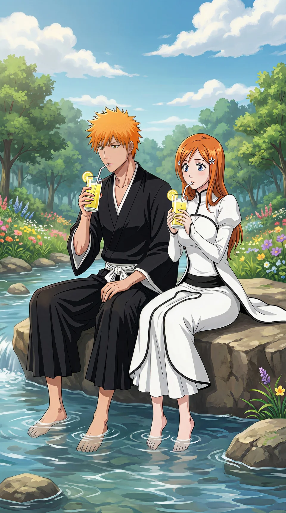 Togetherness Anime 4K Phone Wallpaper - Anime wallpaper - 4K