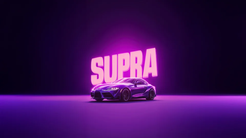 Toyota Supra Car 4K Wallpaper - 4K