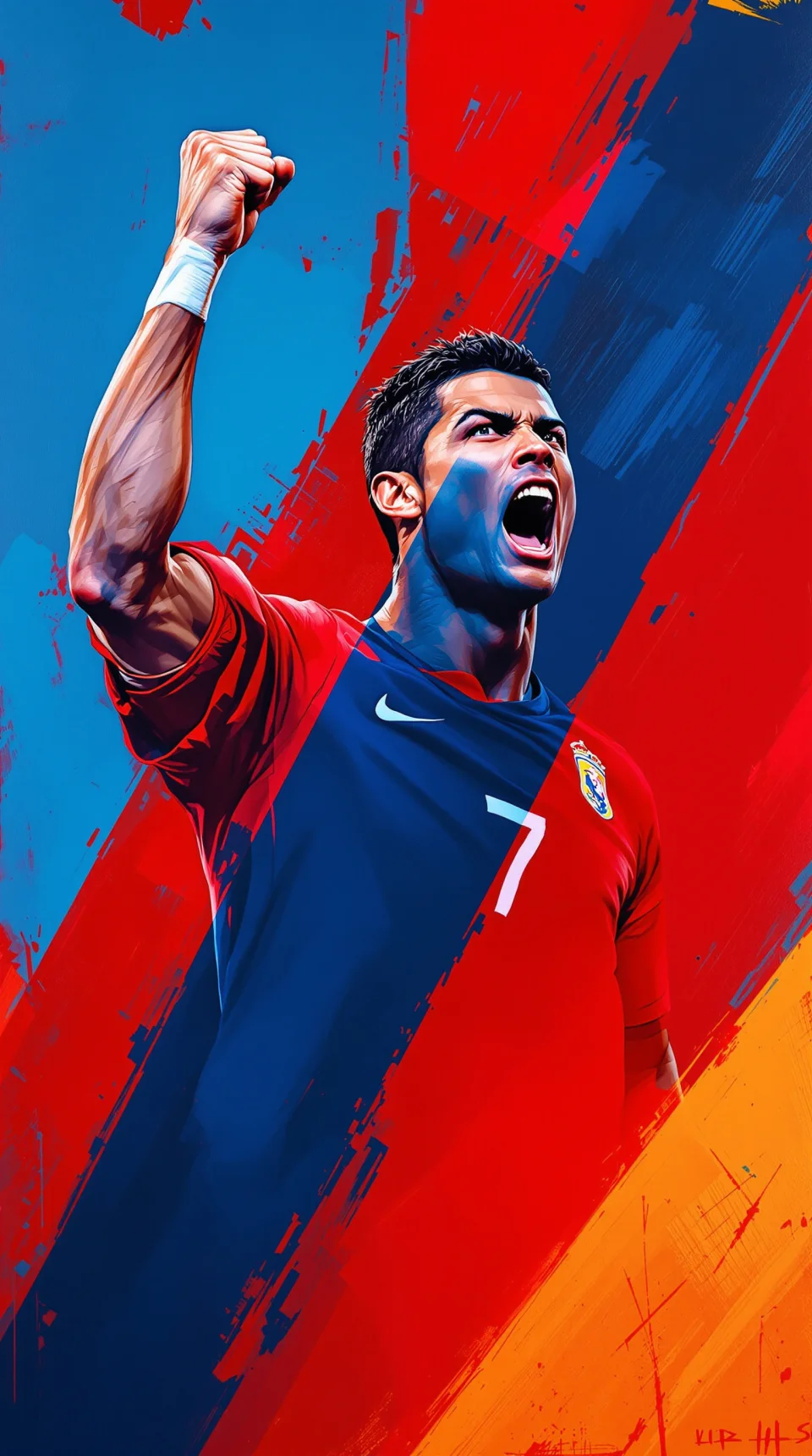 Unleashing The Roar Of Greatness Cristiano Ronaldo In Pure... - Sports wallpaper - 4K