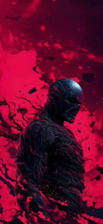 Vecna Dark Aesthetic Wallpaper 4K – Red Symbiote Rage