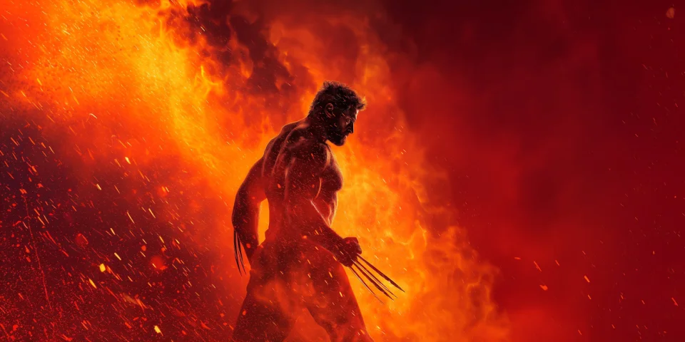 Wolverine Claws Fire And Flames Wallpaper 4K - Superheroes wallpaper - 4K
